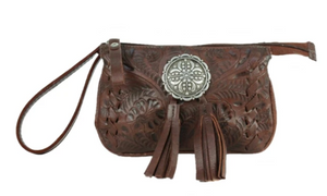 American West Lariats & Lace Collection Stadium Event Bag Dark Brown