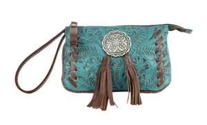 American West Lariats & Lace Collection Stadium Event Bag Dark Turquoise