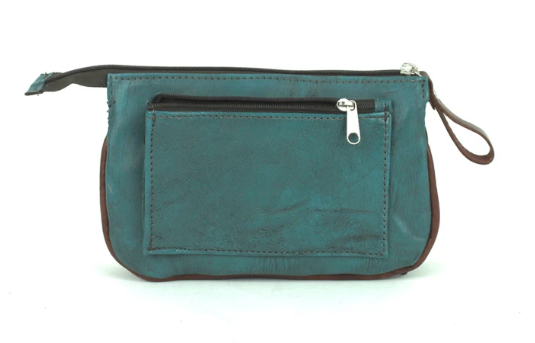 American West Lariats & Lace Collection Stadium Event Bag Turquoise Back