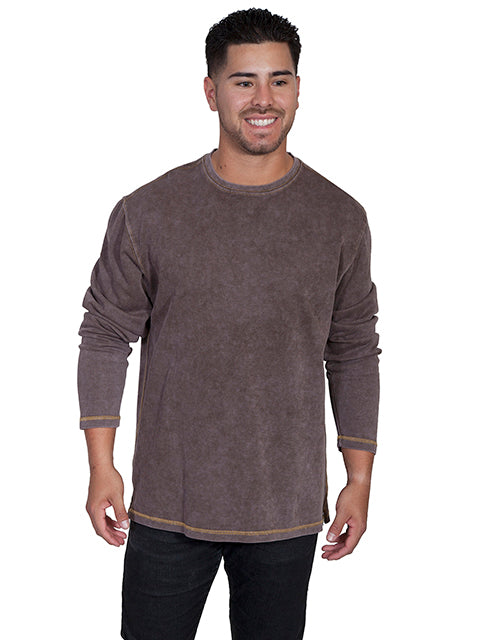 Farthest Point Collecton Ribbed Knit Bark Front
