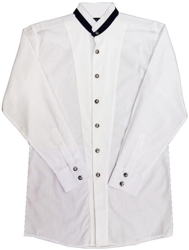 White Horse Apparel Men's Tuxedo Shirt with Indian Head Buttons