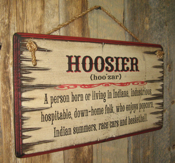 Hoosier Sign