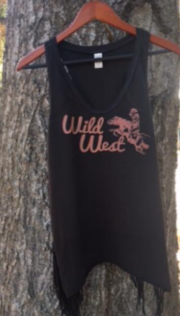 Original Cowgirl Clothing Wild West Tank Black